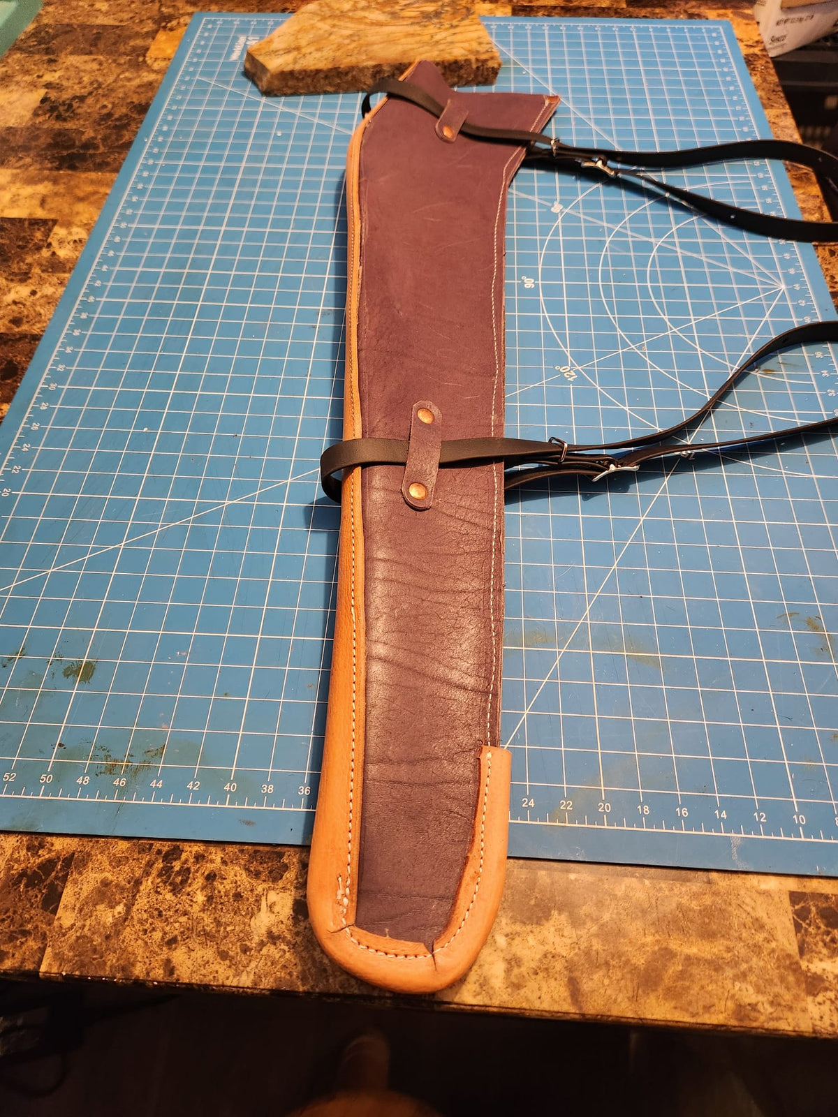 Rifle scabbard/ Soft leather gun case