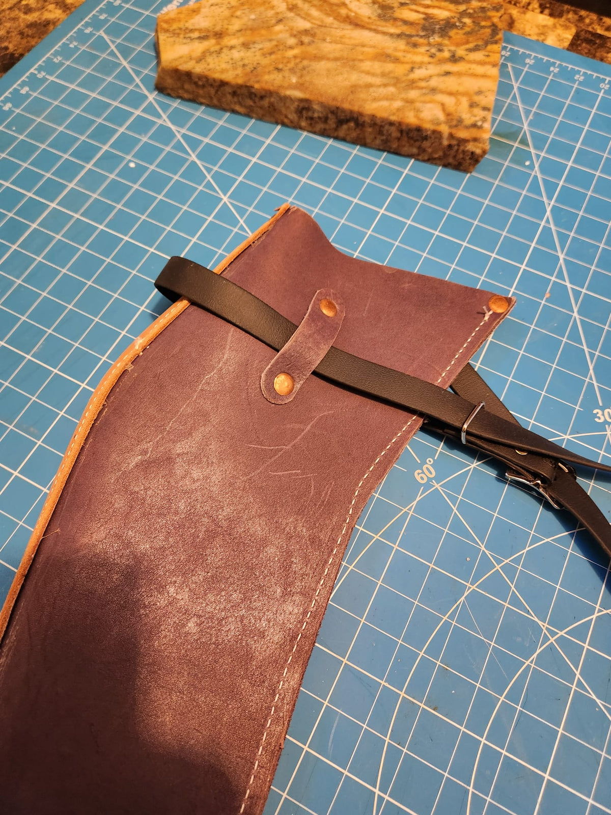 Rifle scabbard/ Soft leather gun case