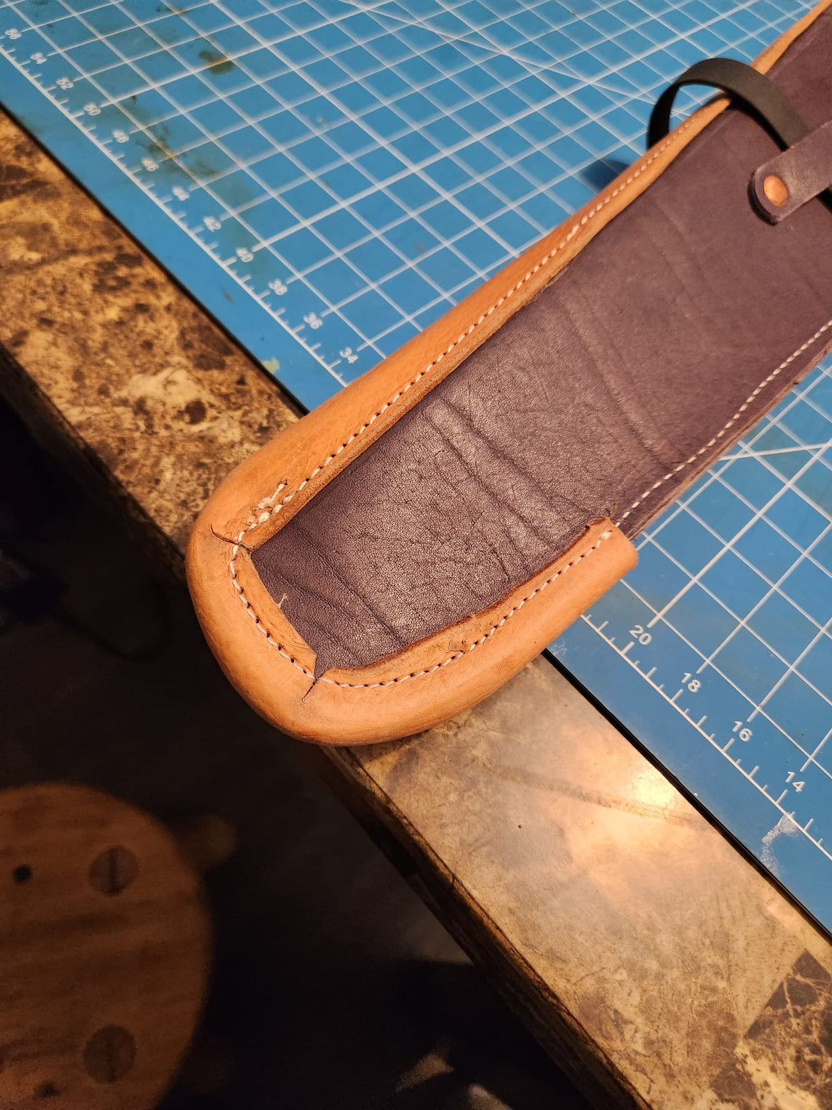 Rifle scabbard/ Soft leather gun case