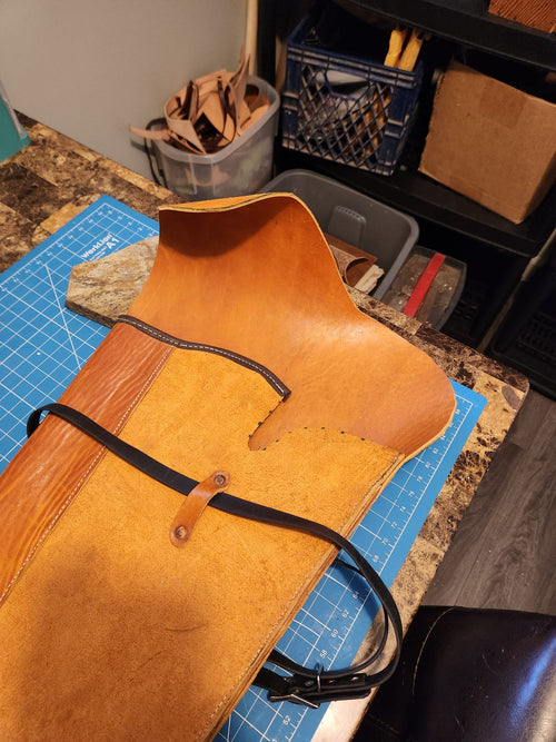 Rifle scabbard/ Soft leather gun case